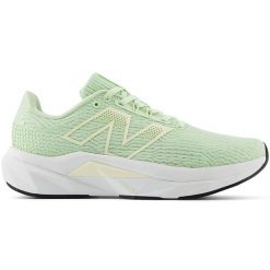 Buty damskie New Balance FuelCell Propel v5 WFCPRCP5 – miętowe. Zielone obuwie sportowe damskie New Balance, bez wzorów, z gumy, do biegania. Za 399.99 zł.