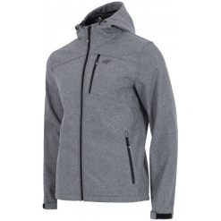 4F Męska Kurtka Softshellowa H4Z17 sfm002 Ciemny Szary Melanż Xxl. Kurtki męskie marki 4f. W wyprzedaży za 179.00 zł.