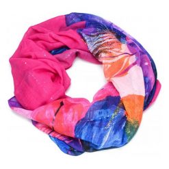 Desigual Chusta Damska Wielokolorowy Corel Rectangle. Różowe szaliki i chusty damskie Desigual. W wyprzedaży za 119.00 zł.