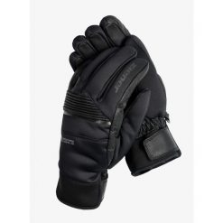 Rękawiczki wiatroszczelne Ziener Ganno WS. Czarne rękawiczki męskie Ziener, na zimę, bez wzorów, sportowe. Za 240.99 zł.
