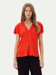 Vero Moda Bluzka Bella 10327551 Czerwony Regular Fit. Czerwone bluzki damskie Vero Moda, l, bez wzorów, z wiskozy, bez kołnierzyka, bez ramiączek. Za 79.99 zł.