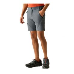 Męskie Spodenki Xert Stretch Shorts. Niebieskie szorty męskie Regatta, m, bez wzorów, z elastanu. Za 223.99 zł.
