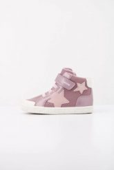 Buty GEOX B561MG 0AU54 B GISLI Fioletowy. Fioletowe obuwie sportowe damskie Geox, bez wzorów, ze skóry, na fitness i siłownię. Za 211.99 zł.