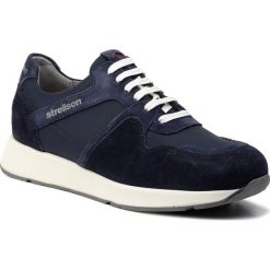Sneakersy STRELLSON - Trail 4010002633 Dark Blue 402. Niebieskie półbuty na co dzień męskie Strellson, z materiału, klasyczne, bez zapięcia. W wyprzedaży za 199.00 zł.
