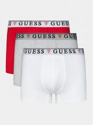 Guess Komplet 3 par bokserek U97G01 KCD31 Czerwony. Czerwone bokserki męskie Guess, m, z aplikacjami, z bawełny. Za 175.00 zł.