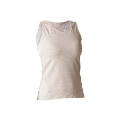 Koszulka 520 Gym. Brązowe koszulki sportowe damskie DOMYOS. Za 44.99 zł.