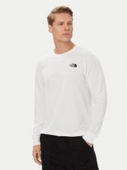 The North Face Longsleeve Evolution Box Nse NF0A8B68 Biały Regular Fit. Białe bluzki z długim rękawem męskie The North Face, m, bez wzorów, z bawełny, bez kołnierzyka. Za 169.99 zł.
