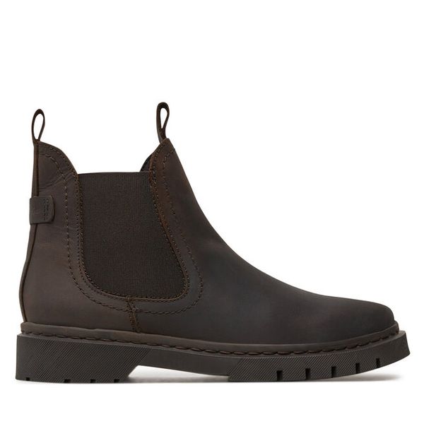 Sztyblety Tamaris. Brązowe botki damskie Tamaris, bez obcasa, na płaskiej podeszwie, bez zapięcia. Za 309.99 zł.