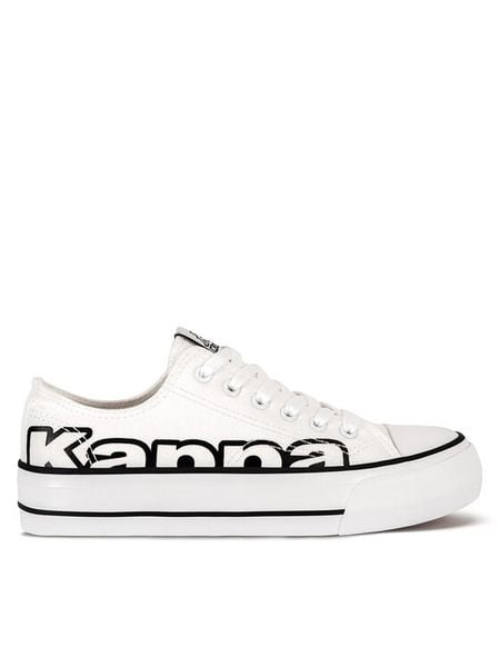 Kappa Trampki YL201409 Biały. Białe trampki i tenisówki damskie Kappa, bez wzorów, bez zapięcia. Za 99.99 zł.