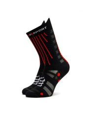 Compressport Skarpety długie Aero XU00054B Czarny. Czarne skarpety męskie Compressport, bez wzorów, z syntetyku. Za 99.99 zł.