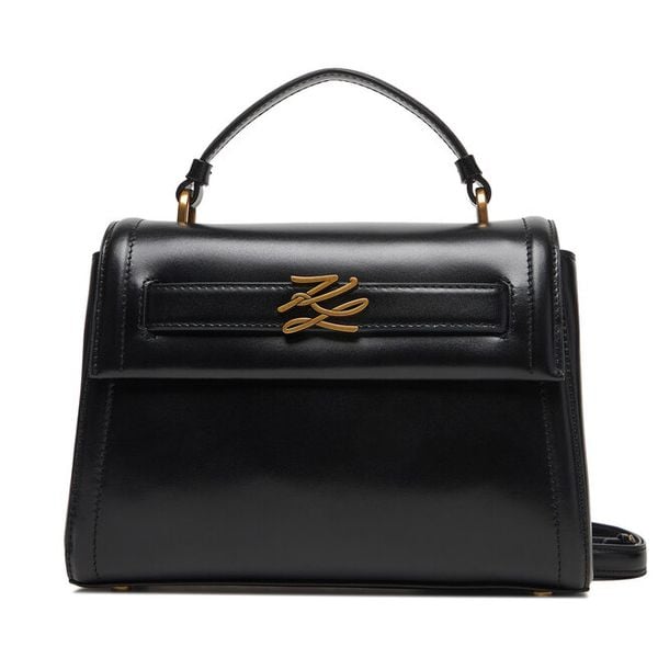 Torebka KARL LAGERFELD. Czarne torebki do ręki damskie KARL LAGERFELD, bez wzorów, klasyczne, bez dodatków. Za 1,299.00 zł.