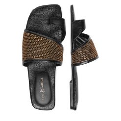 Japonki Eva Minge. Czarne klapki damskie Eva Minge, bez wzorów, bez obcasa. Za 279.99 zł.