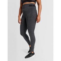 Damskie legginsy ze średnim stanem Hummel TE Curve. Czarne legginsy sportowe damskie Hummel, xl, bez wzorów, z dresówki. Za 205.00 zł.