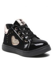 Nelli Blu Sneakersy CM211216-2 Czarny. Czarne buty sportowe dziewczęce Nelli Blu, bez wzorów, ze skóry, bez zapięcia. Za 71.99 zł.