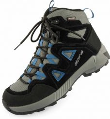 Męskie buty trekkingowe Alpina Tracker Mid Blue. Niebieskie trekkingi męskie Alpina. Za 429.99 zł.