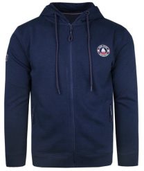 Sportowa Bluza Męska z Kapturem - PAKO JEANS - Niebieska. Niebieskie bluzy męskie Pako Jeans, l, bez wzorów, z bawełny, z kapturem. Za 225.00 zł.