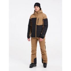 Kurtka narciarska Protest Prtmount 23. Brązowe kurtki snowboardowe męskie Protest, m, bez wzorów, z poliamidu, krótkie, bez kaptura, narciarskie. Za 736.50 zł.