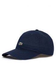 Lacoste Czapka z daszkiem RK0491 Granatowy. Niebieskie rękawiczki męskie Lacoste, bez wzorów, z bawełny. Za 269.99 zł.