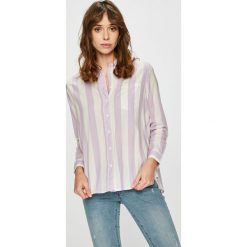 Lee - Koszula. Szare koszule damskie Lee, w paski, z bawełny, casualowe, z klasycznym kołnierzykiem, z długim rękawem. Za 219.90 zł.