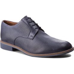 Półbuty GINO ROSSI - Mare MPV826-V77-0024-5700-0 59. Niebieskie eleganckie półbuty Gino Rossi, z materiału, wizytowe, bez zapięcia. W wyprzedaży za 179.00 zł.