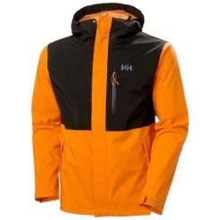 Wodoodporna kurtka Helly Hansen Juell Storm. Brązowe kurtki męskie Helly Hansen, bez wzorów, eleganckie, bez kaptura. Za 489.99 zł.