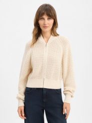 Drykorn Kardigan - Silsy Kobiety dzianina grubo tkana beżowy, L. Brązowe kardigany damskie DRYKORN, l, w ażurowe wzory, z bawełny. Za 479.95 zł.