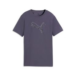 T-shirt dziewczęcy Puma Double Cat Logo Graphic. Szare t-shirty i topy dla dziewczynek Puma, bez wzorów, z gumy, bez ramiączek. Za 140.50 zł.