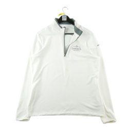 Second life - Bluza męska Nike biała - Stan dobry. Białe bluzy męskie Nike, m, bez wzorów, bez kaptura, na fitness i siłownię. Za 85.16 zł.