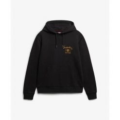 Bluza z kapturem Superdry Tokyo Narrative. Czarne bluzy męskie Superdry., xl, bez wzorów, z kapturem. Za 375.25 zł.