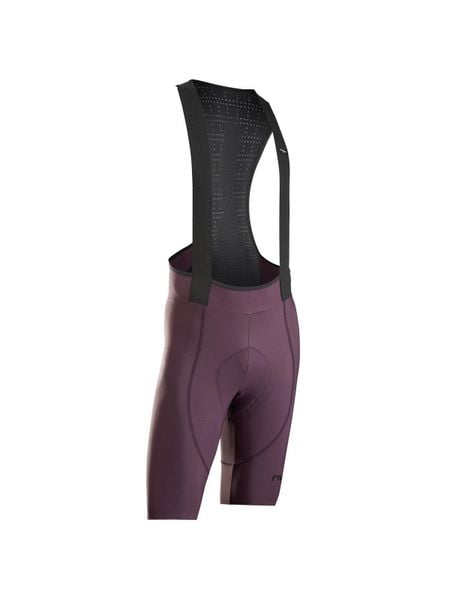 Spodenki rowerowe NORTHWAVE Fast Bibshort bordowe. Czerwone szorty męskie Northwave, m, z aplikacjami, z materiału. Za 324.35 zł.
