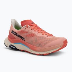 Buty do biegania damskie Rossignol Vezor cream. Czerwone obuwie sportowe damskie Rossignol, bez wzorów, do biegania. Za 639.99 zł.