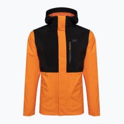 Kurtka przeciwdeszczowa męska Helly Hansen Juell Storm. Brązowe kurtki męskie Helly Hansen, m, bez wzorów, trekkingowe. W wyprzedaży za 750.50 zł.