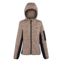 Damska Bluza Polarowa Kemilia. Brązowe bluzy sportowe damskie Regatta, bez wzorów, z polaru, bez kaptura, trekkingowe. Za 93.99 zł.