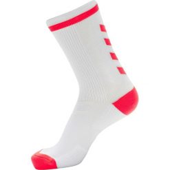Skarpetki Hummel Elite Indoor Low. Białe skarpety męskie Hummel, bez wzorów, z bawełny. Za 56.20 zł.
