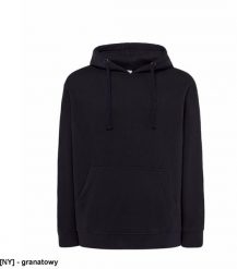 JHK - Bluza dresowa z kapturem granatowy M. Niebieskie bluzy męskie JHK, m, bez wzorów, z dresówki, z kapturem. Za 68.88 zł.