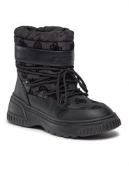 Guess Śniegowce FL8DRA FAL10 Czarny. Czarne kozaki damskie Guess, z materiału. Za 599.99 zł.