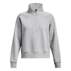 Damska bluza polarowa 1/2 z zamkiem błyskawicznym Under Armour Rival. Białe bluzy damskie Under Armour, l, bez wzorów, z dresówki, bez kaptura. Za 252.30 zł.