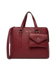 Nine West Torebka C-JL9733 Bordowy. Czerwone torebki do ręki damskie Nine West, bez wzorów, z materiału, bez dodatków. Za 249.99 zł.