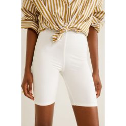 Mango - Legginsy Cicly. Żółte legginsy damskie Mango, l, bez wzorów, z dzianiny. W wyprzedaży za 29.90 zł.