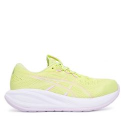 Buty do biegania Asics. Zielone obuwie sportowe damskie Asics, bez wzorów, do biegania. Za 659.99 zł.