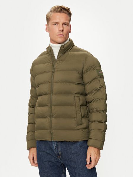 Tommy Hilfiger Kurtka zimowa MW0MW37259 Zielony Regular Fit. Zielone kurtki męskie Tommy Hilfiger, na zimę, m, bez wzorów, z syntetyku, bez kaptura. Za 1,099.00 zł.