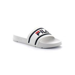 Klapki Fila Model Morro Bay Kolor Biały. Białe klapki męskie Fila, z materiału. W wyprzedaży za 79.00 zł.