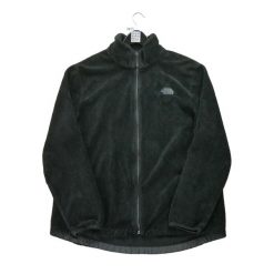 Second life - Kurtka z polaru z okrągłym wzorem dla kobiet - Jak nowy. Czarne kurtki sportowe damskie The North Face, bez wzorów, z polaru, bez kaptura, trekkingowe. Za 190.31 zł.