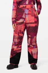 Damskie Spodnie narciarskie wodoodporne rzep osłona przeciwśnieżna. Fioletowe spodnie snowboardowe damskie Ulla Popken, plus size, bez wzorów, z materiału, sportowe, narciarskie. Za 639.99 zł.