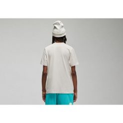 Koszulka męska nike air jordan flight essential crew tee light orewood brown. Białe koszulki sportowe męskie Nike, m, bez wzorów, bez kołnierzyka, bez ramiączek, do biegania. Za 159.00 zł.