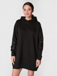 G-Star Raw Sukienka dzianinowa Multi D22277-A971-6484 Czarny Loose Fit. Czarne sukienki damskie G-Star Raw, xs, bez wzorów, z bawełny, retro, bez kołnierzyka, bez ramiączek. Za 409.99 zł.