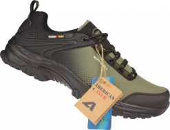 Buty trekkingowe męskie American Club Męskie buty trekkingowe American Club WT-169/24 zielone buty sportowe 41. Zielone trekkingi męskie American CLUB. Za 144.99 zł.