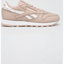 Reebok Classic - Buty Cl Lthr. Szare obuwie sportowe damskie Reebok Classic, z gumy. W wyprzedaży za 299.90 zł.