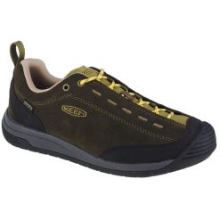 Buty sportowe Sneakersy męskie, Keen Jasper II WP. Zielone buty sportowe męskie Keen, z nubiku, bez zapięcia, trekkingowe. W wyprzedaży za 496.05 zł.