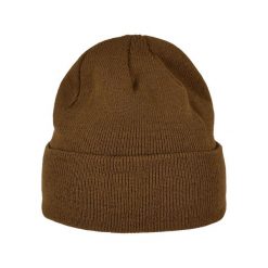 Czapka Z Dzianiny O Wysokiej Gramaturze. Białe czapki i kapelusze damskie BUILD YOUR BRAND, bez wzorów, z dzianiny. Za 38.99 zł.